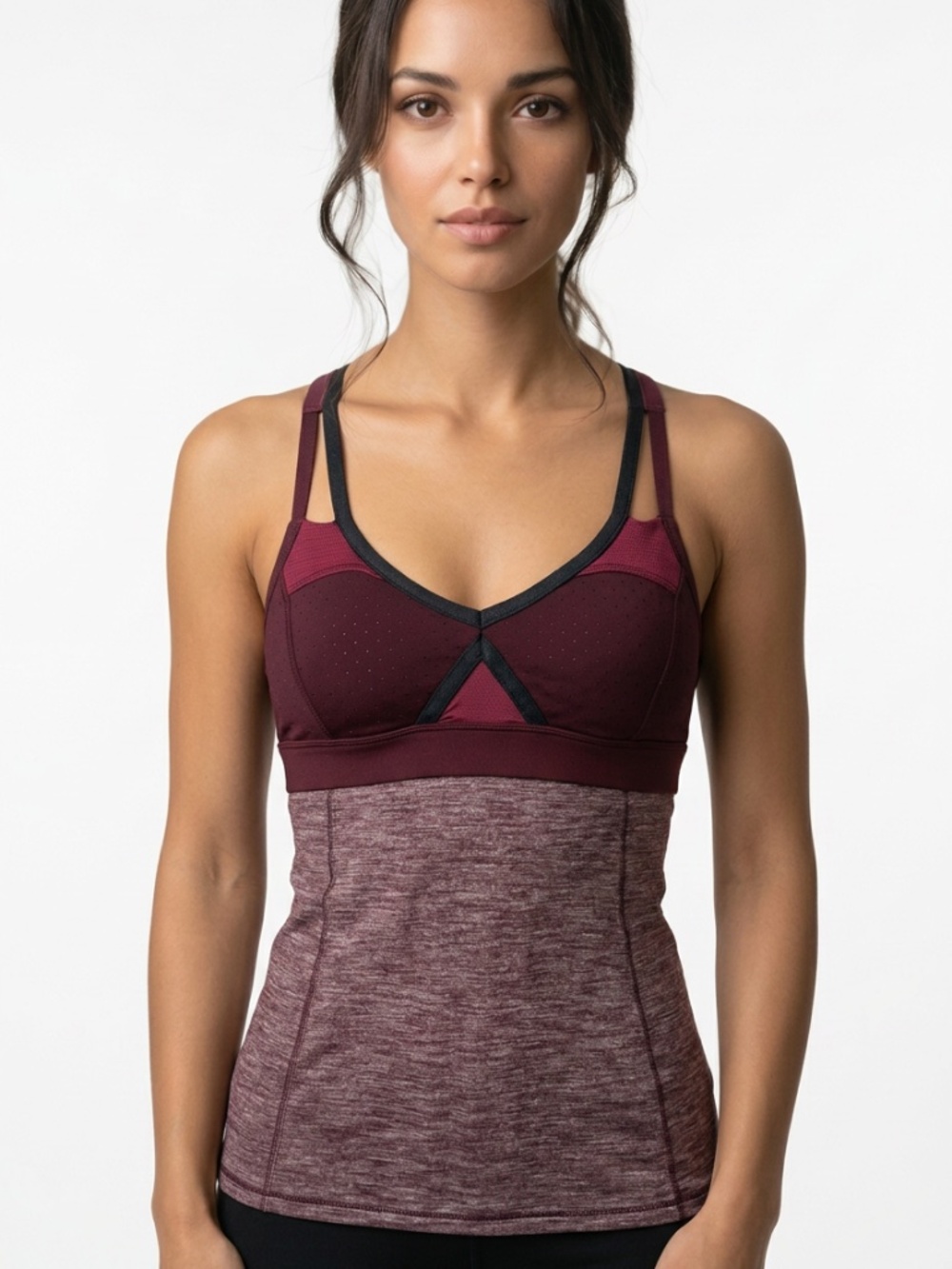 LULULEMON • Breathe In Tank Bordeaux Drama Rust Berry Size 6